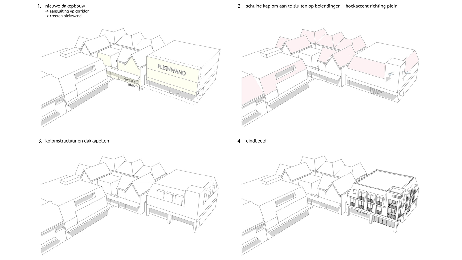 Sd a architecten appartementen loostaete 002 003 004 005