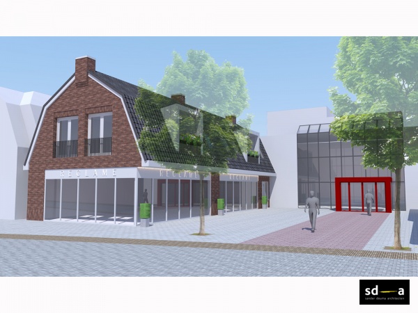3 appartementen en winkelruimte Schagen